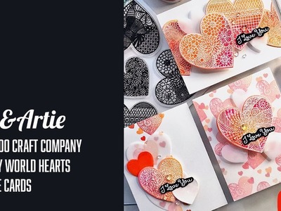 Colorado Craft Company Coloring Hearts Wobble Cards