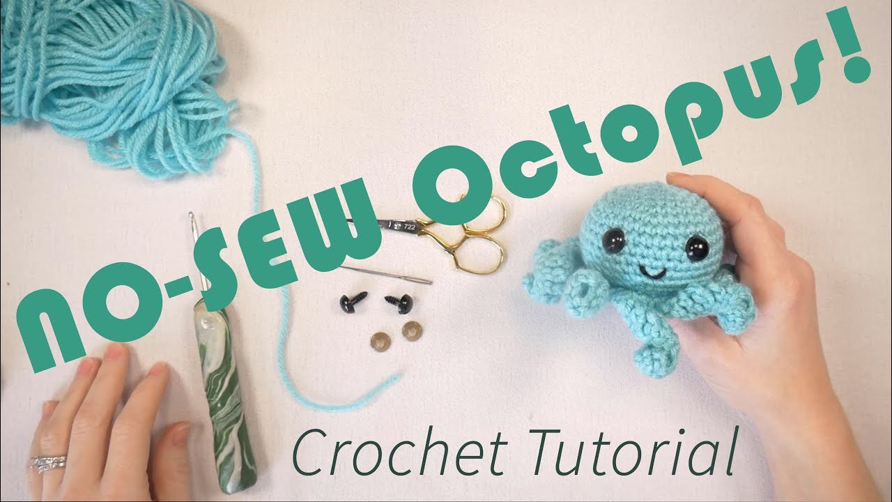 Crochet a NO-SEW Mini Octopus Amigurumi!