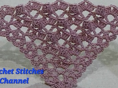 Crochet Shawl, Simple And Elegant Shawl(Easy Tutorial)