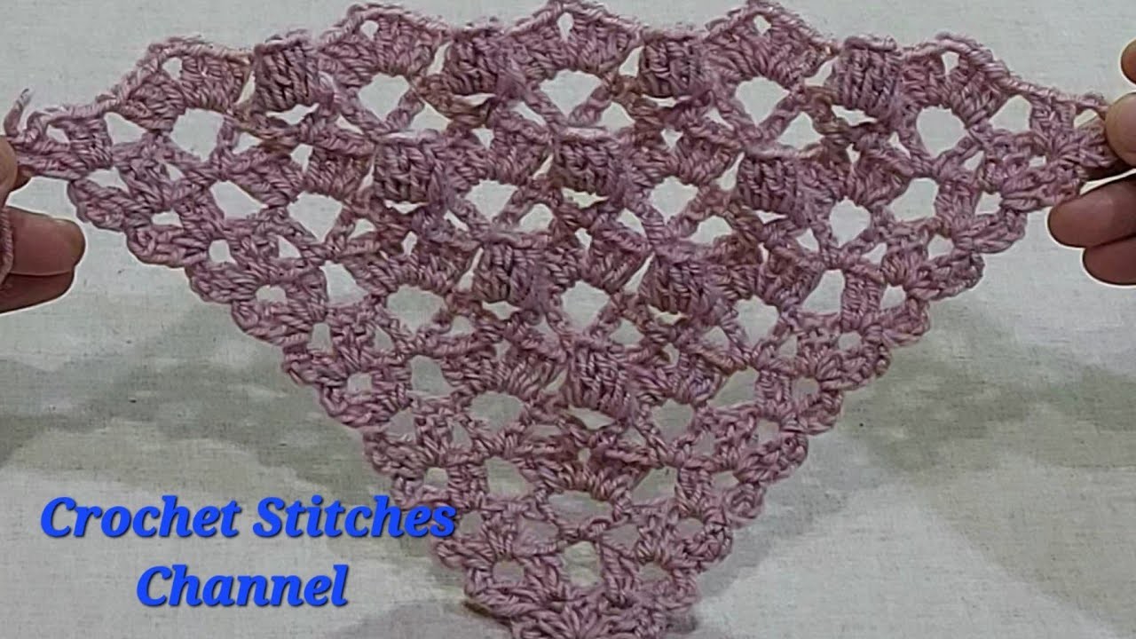 Crochet Shawl, Simple And Elegant Shawl(Easy Tutorial)