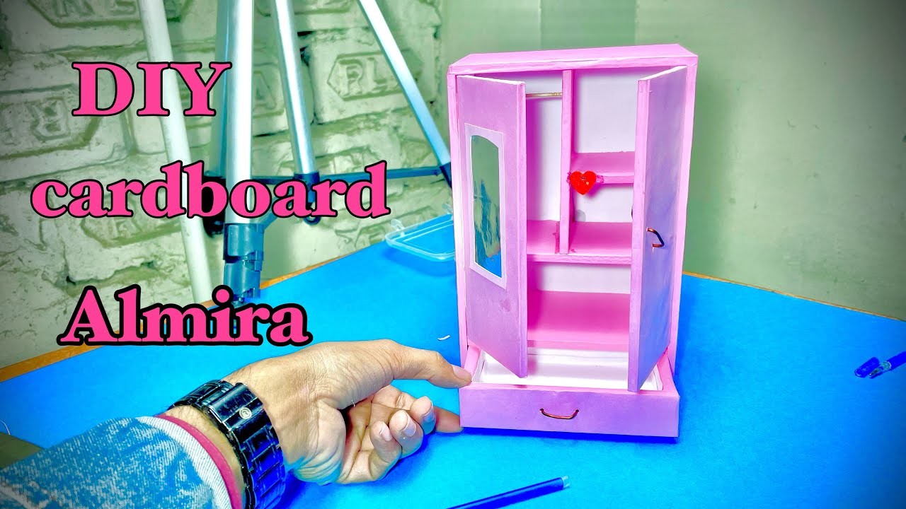 Diy Cardboard Almira || Diy Crafts Cardboard || Miniature crafts