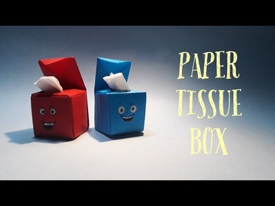 DIY Mini Paper Tissue Box | Origami Tissue Box | Paper Craft | Easy Craft Ideas | @Craft_Ideas_