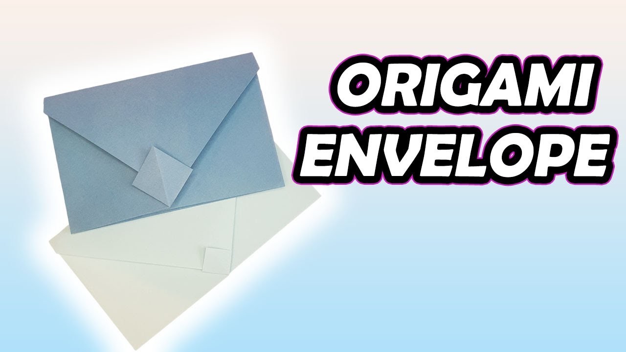 DIY Origami Envelope. How to make easy paper envelope #origami