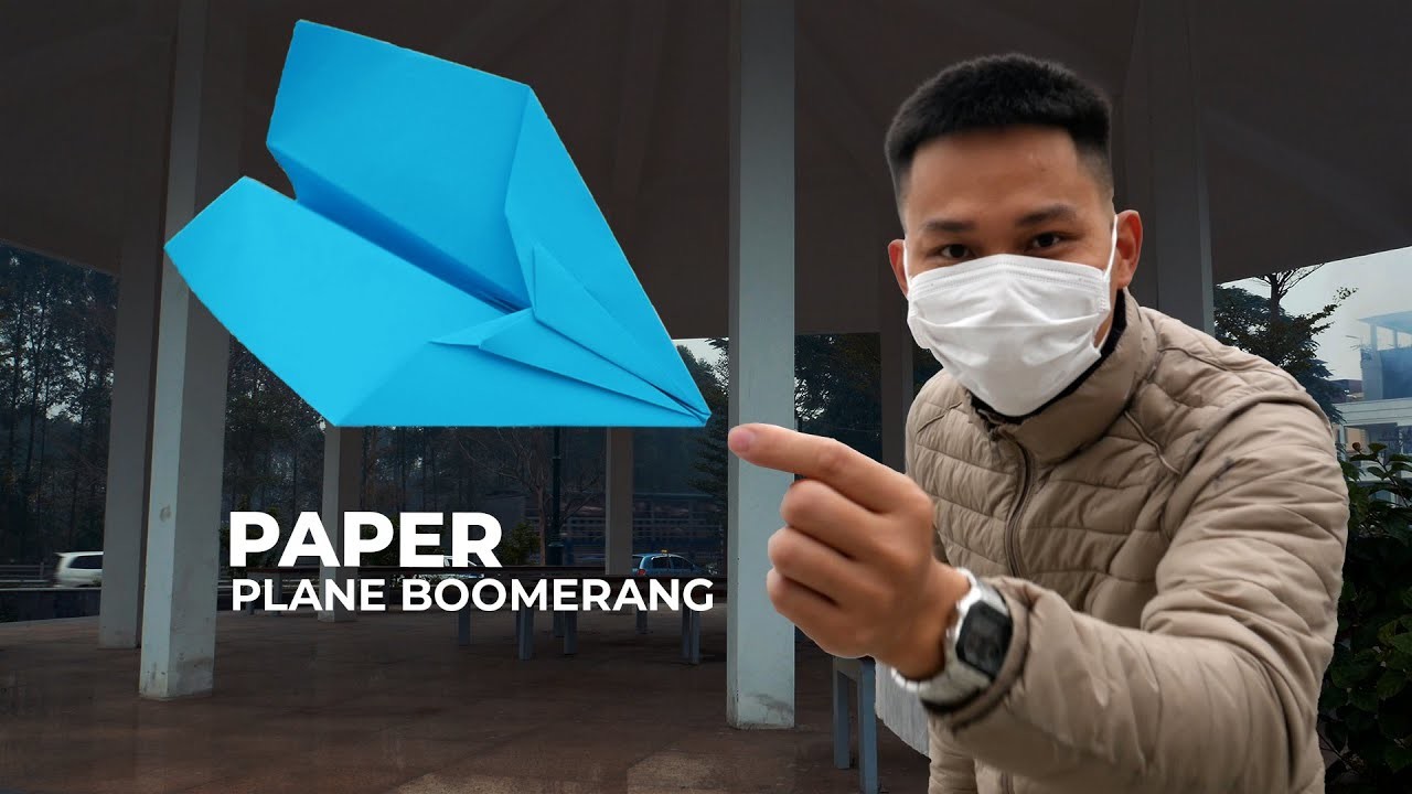 DIY super easy boomerang plane king for new year