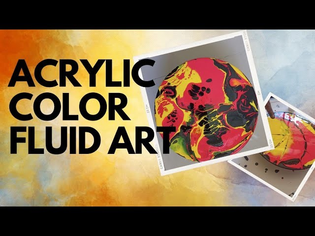 Easy acrylic colour pouring art#acrylicpainting #fluidart