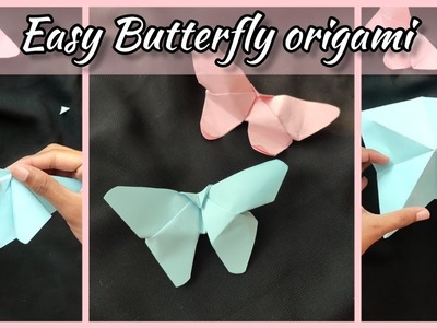 Easy Butterfly origami ???? || Step by step tutorial || Easy craft ideas with paper #craft #origami