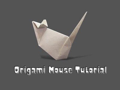 Easy Origami Mouse Tutorial- Easy origami for beginners- easy paper craft for kids- Origami Animal