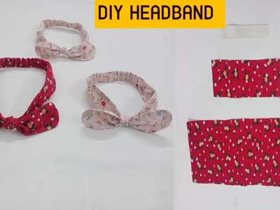 Elastic Headband How To Make Easy Headband Cutting And Seving Tutorial Diy Headband