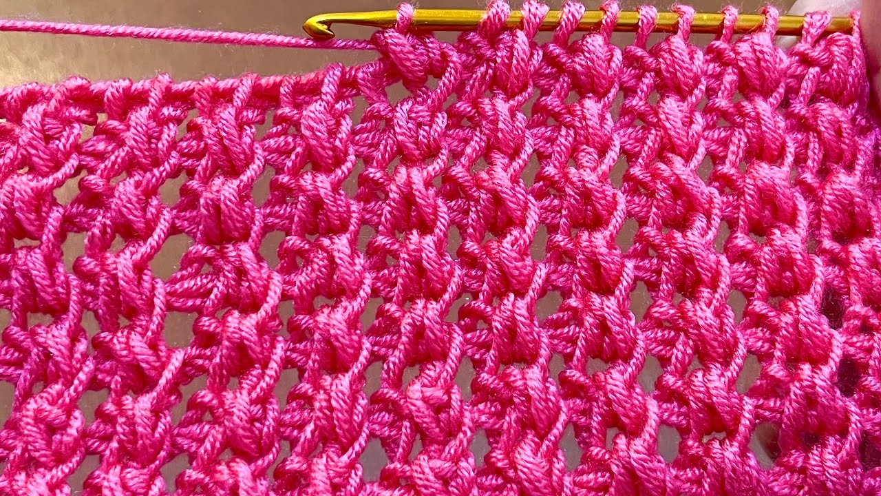 Fantastic!???? How to Crochet for beginners. Crochet baby blanket. tunisian crochet