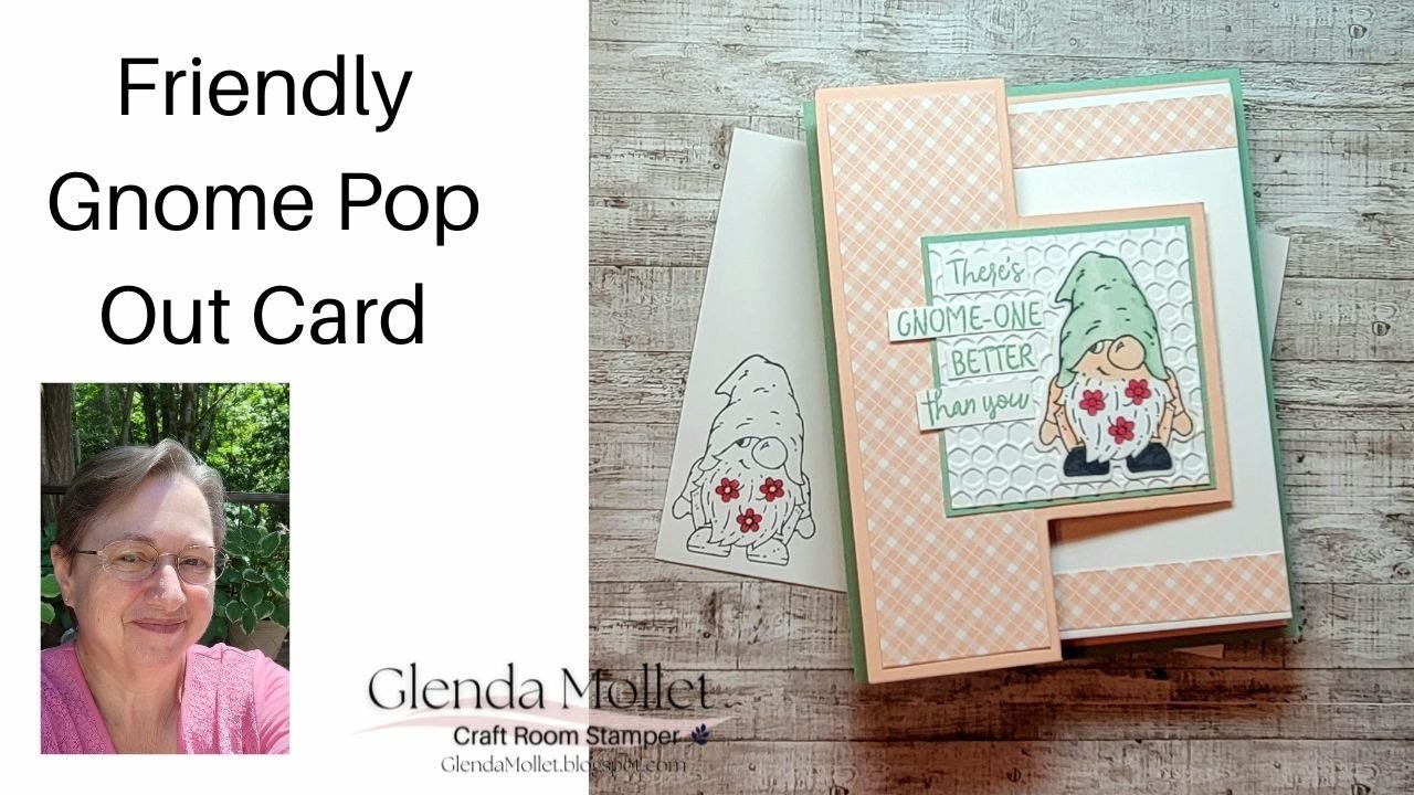 How To Create Friendly Gnome Pop Out Fun Fold Card