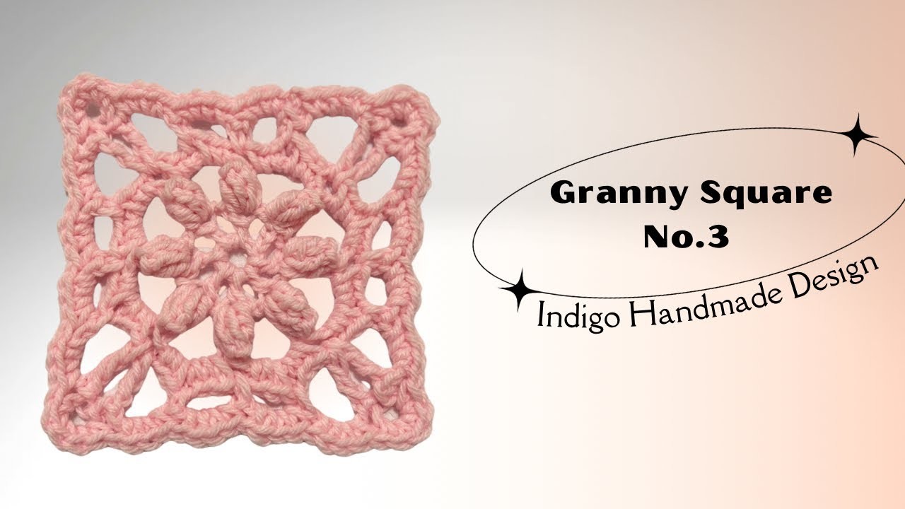 HOW TO CROCHET A GRANNY SQUARE WITH THE POPCORN STITCH FREE CROCHET TUTORIAL GRANNY SQUARE NO.3