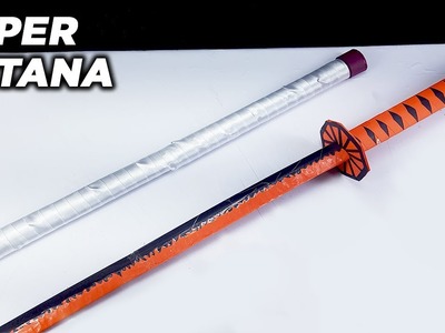 How to Make a Paper KATANA Sword (Japanese Samurai Katana Sword) - Easy Origami