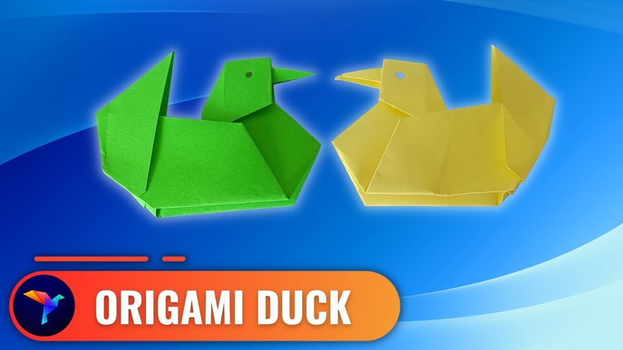 How to Make A Paper Origami Duck - Paper Duck DIY Tutorial