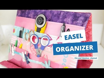 How To Make Easel Organizer. pocket organizer. diy