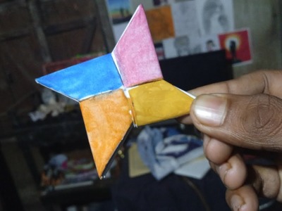 How to make Ninja Star from Paper | How to craft ninja star