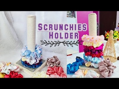 How to make Scrunchies Holder in home | Scrunchies organizer ✨✨✨