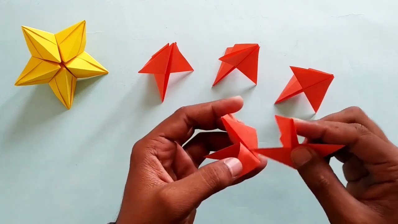 How To Make With Paper Easy Star||#craft||#diy||#origami||#art||#papercraft||#subscribe||