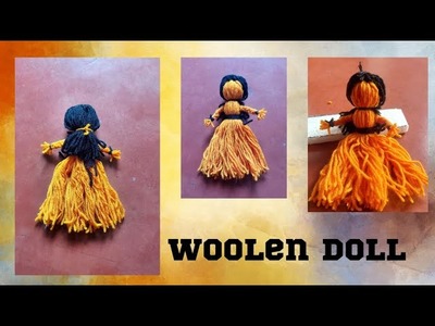 How To Make Woolen Dolls||Easy Dall Making Tutorial