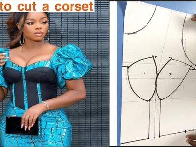 HOW TO SEW A CORSET FOR BEGINNERS (beginners friendly)#corset #pattern #diy #basics Part1