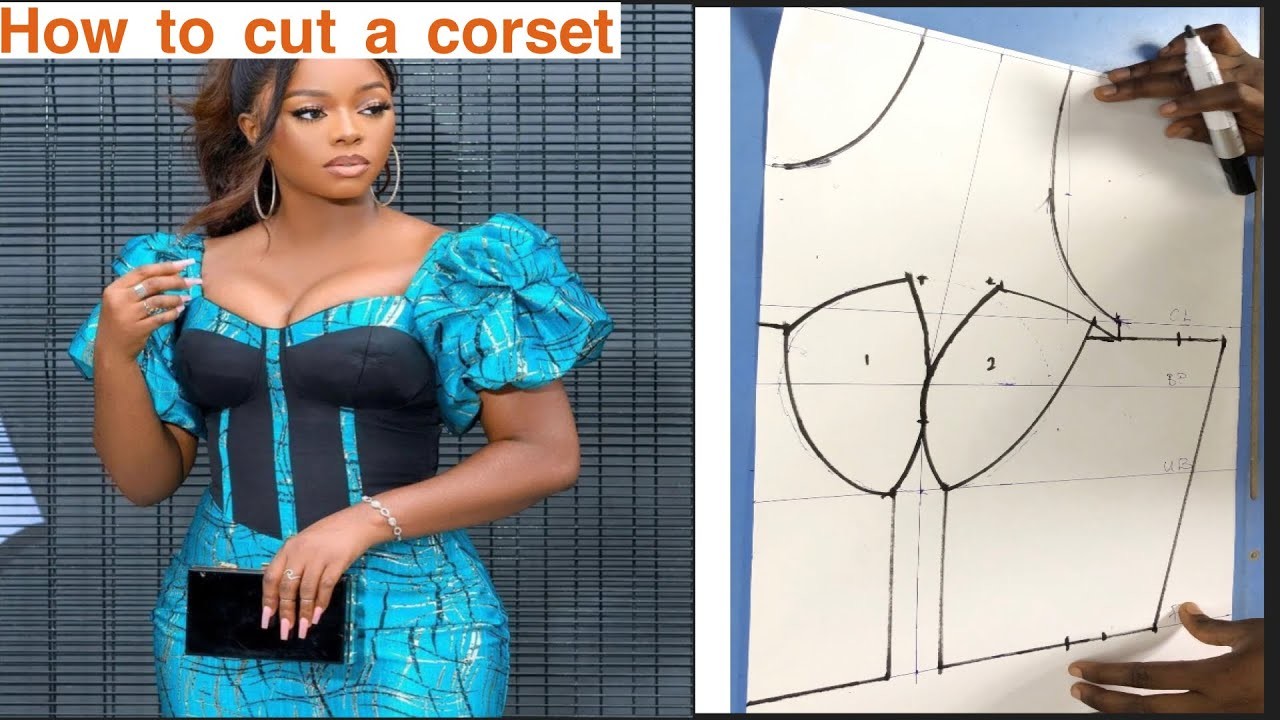HOW TO SEW A CORSET FOR BEGINNERS (beginners friendly)#corset #pattern #diy #basics Part1
