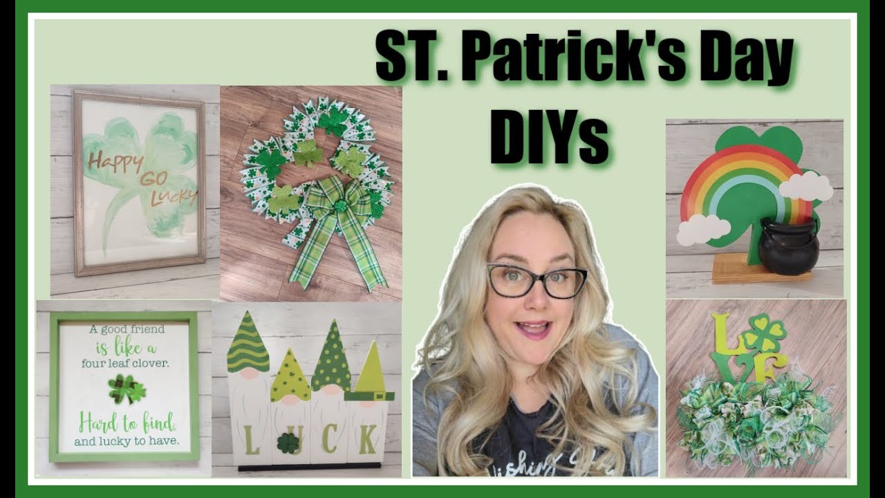 KISS ME!!!!   I"m Irish, ST. Patrick's Day DIYS | Dollar Tree Crafts