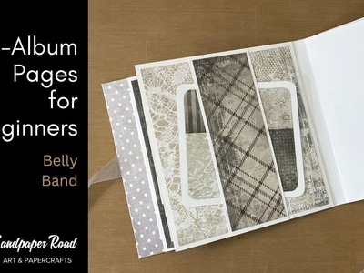 Mini-Album Pages | Belly Band (for beginners)