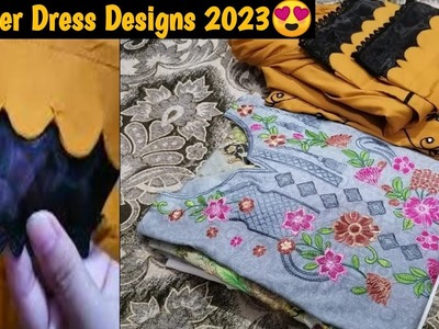 New Dress Designing Ideas For casual Dresses | summer dress designing by creativity with asma