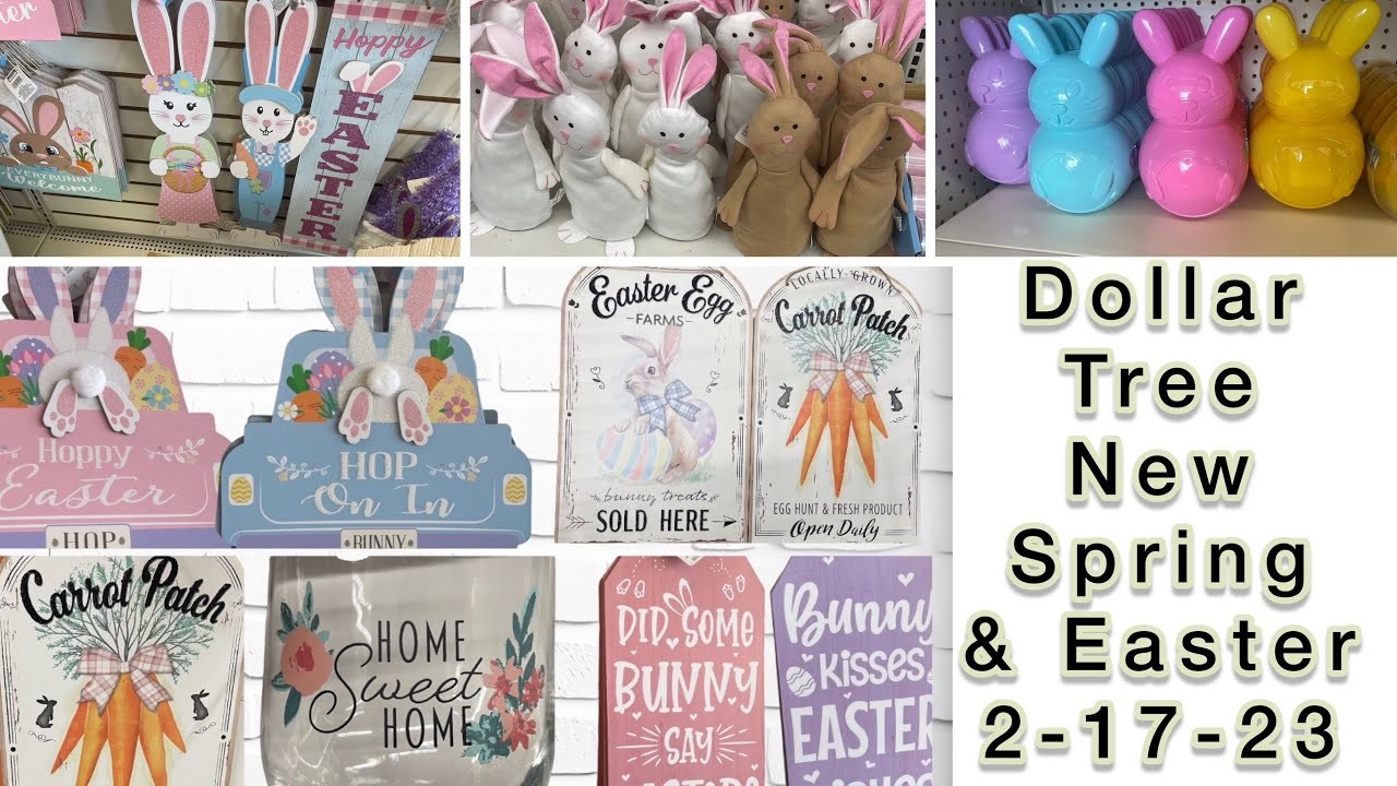 NEW SPRING AND EASTER arrivals at DOLLAR TREE