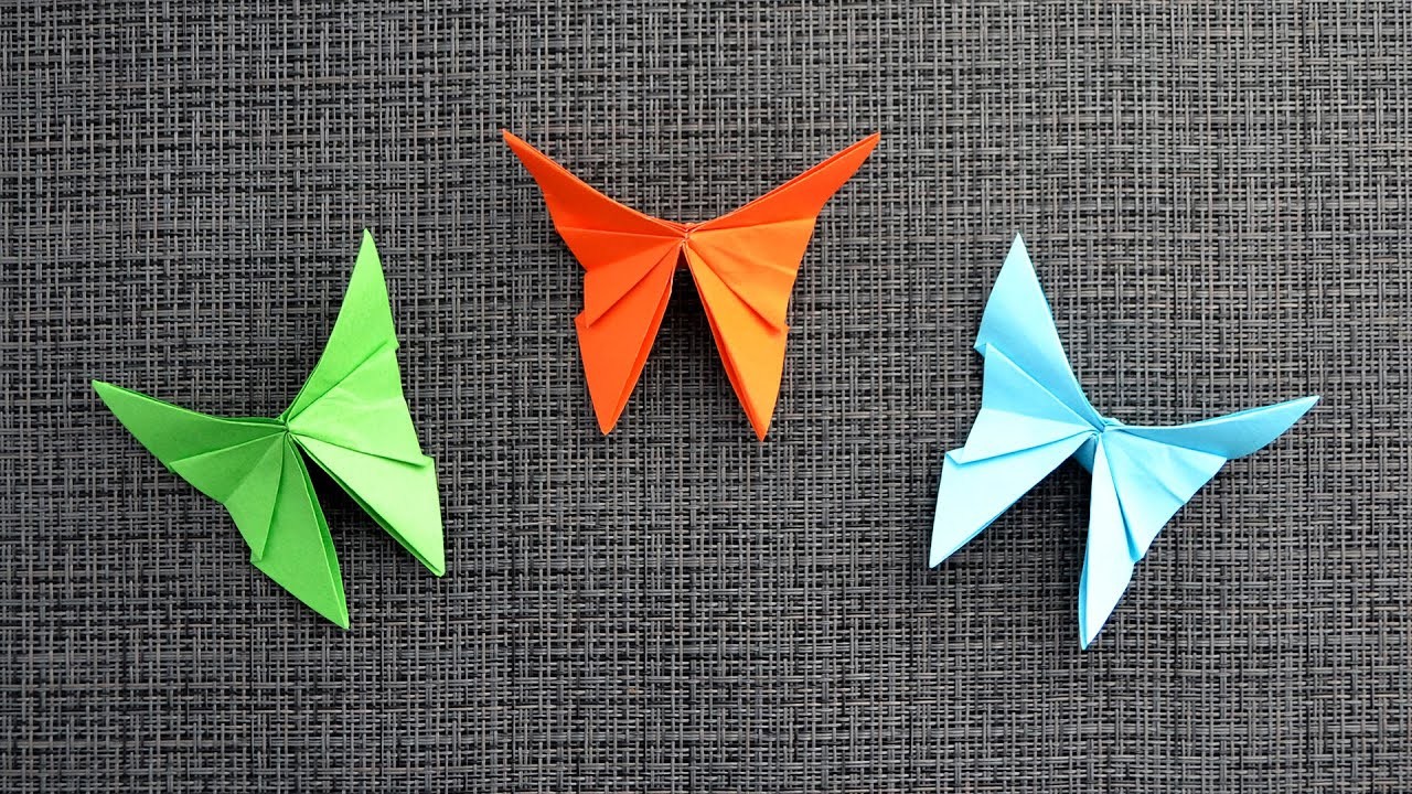Nice Paper BUTTERFLY Origami | Tutorial DIY by ColorMania