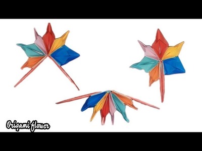 Origami Flower | How To make a paper flower craft | Diy Colourful Flower Easy And simple ????