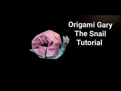 Origami Gary The Snail Tutorial