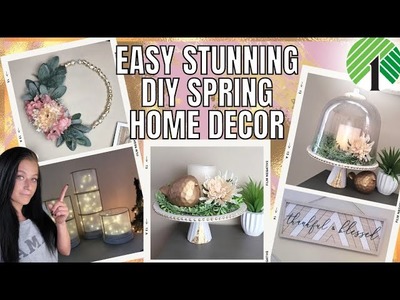 Quick and Easy Dollar Tree DIY Spring Home Decor | DIY SPRING DECOR
