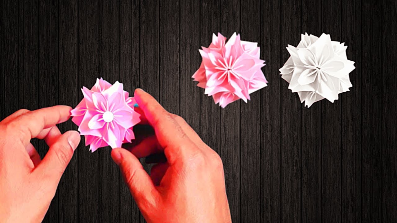 Sample and Beautiful Paper flowers - Paper Craft - DIY Flowers - Home Decor