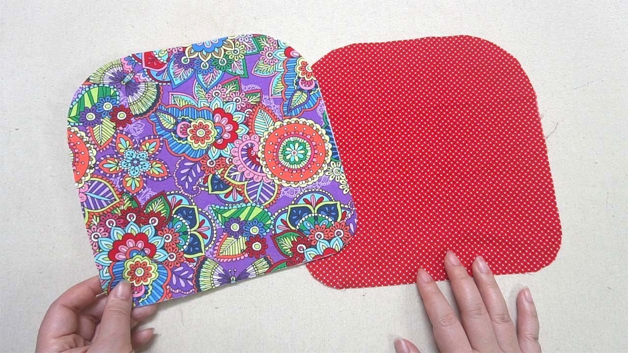 Sewing project in 10 minutes ???? Easy diy wallet at home