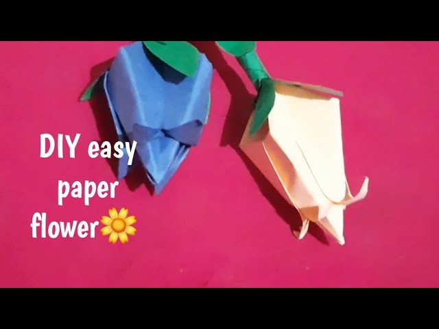 Simple and beautiful paper flower. Paper craft. DIY flower ????