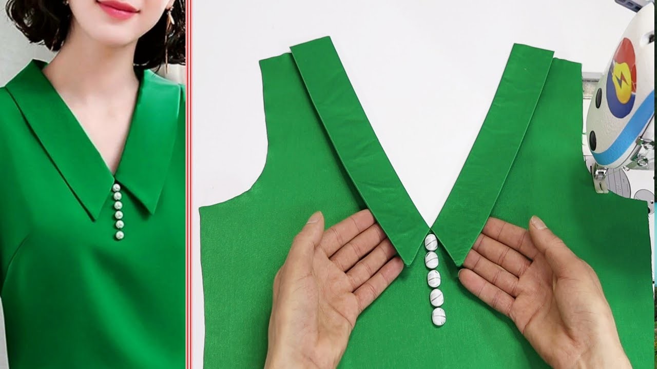 ⛔️ The Best For Sewing Techniques Collar V Neck Design ✅️ Sewing Techniques for Beginner