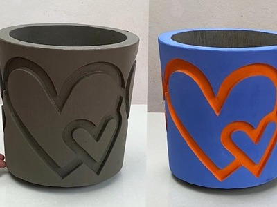 Unique Art Products From Cement And Plastic Containers - Good Idea To Decorate Your Garden