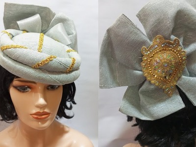Watch And Learn How I Made This Asoke Fascinator. #fascinator #asoke #millinery #diy.