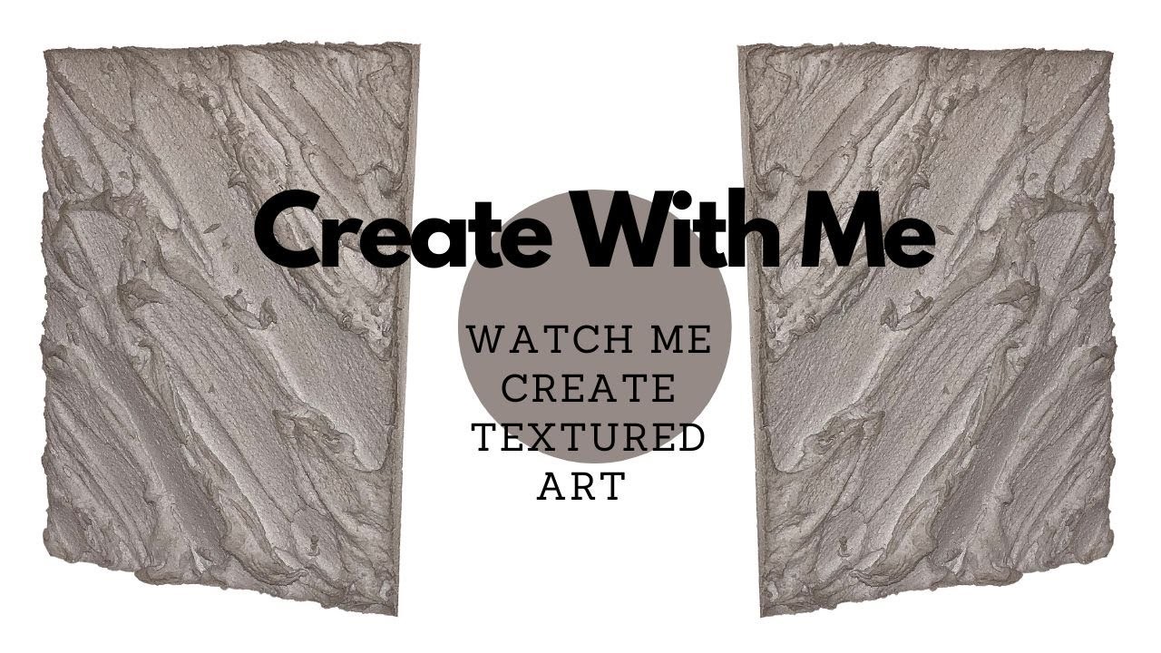 Watch Me Create Textured Art | DIY Abstract Art | Cement On Canvas | Chunky Textured Art Tutorial