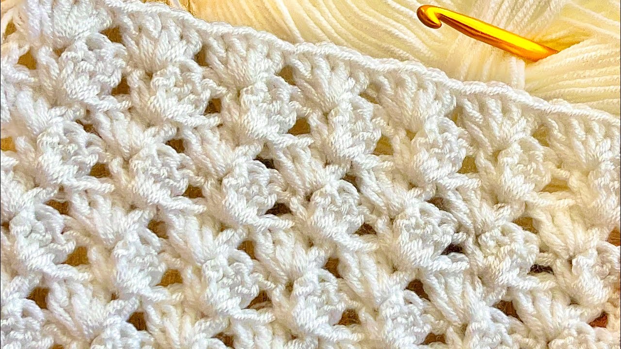 WONDERFUL!!???????? Only 1 Row of Very Easy and Beautiful Crochet. crochet baby blanket