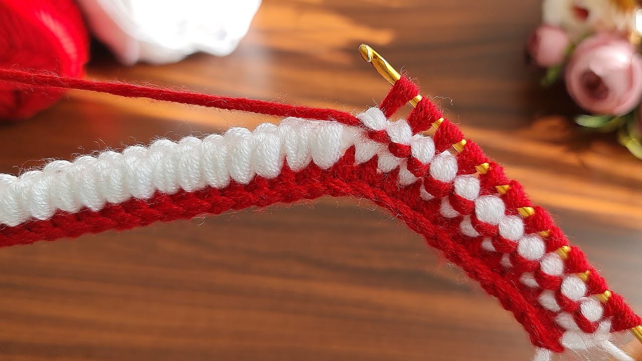 Wow!. very easy,very beautiful tunisian knitting babyblanket✔️how to make gorgeous tunisian knitting