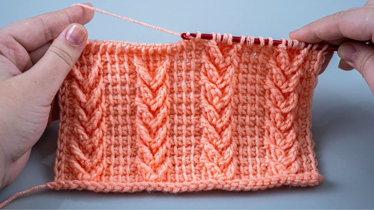 A very easy Tunisian crochet pattern for beginners!