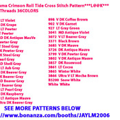 Alabama Crimson Roll Tide Cross Stitch Pattern***L@@K***Buyers Can Download Your Pattern As Soon As They Complete The Purchase