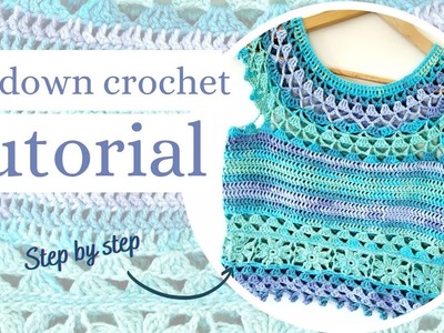 AMAZING CROCHET technique to make FAST crochet tops!