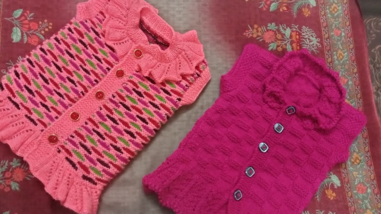 Baby jhabla knitting design #newideas#easystitching#newdesign#amazinghacks#trending#designersweater