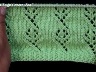 Beautiful lace knitting design for gents ladies sweater | Knitting Design Pattern Ideas.