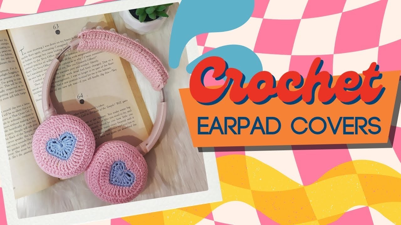 Crochet Heart Headset Covers Tutorial