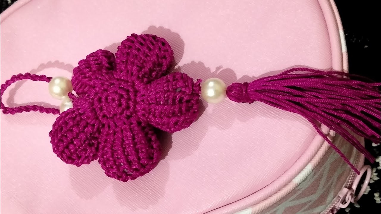Crochet key chain 01. .easy to make