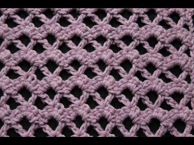 Crochet mesh stitch 42
