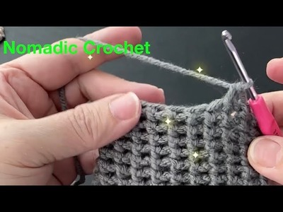 Crocheting Amazing Pattern for bag.  | Tutorial | Nomadic Crochet #howtocrochet #crochetbeginners